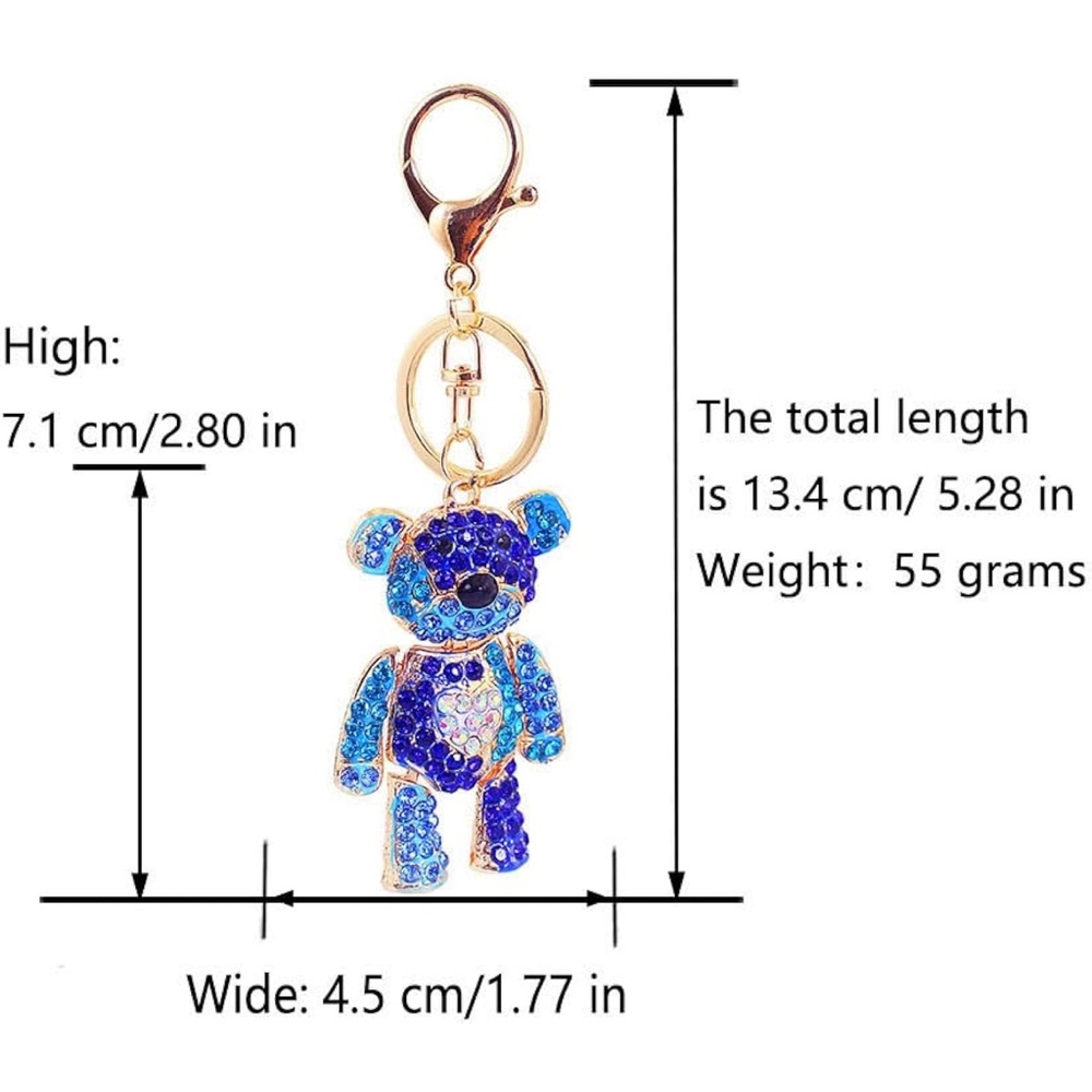 Colorful Turtle And Bear Keychains - image 5